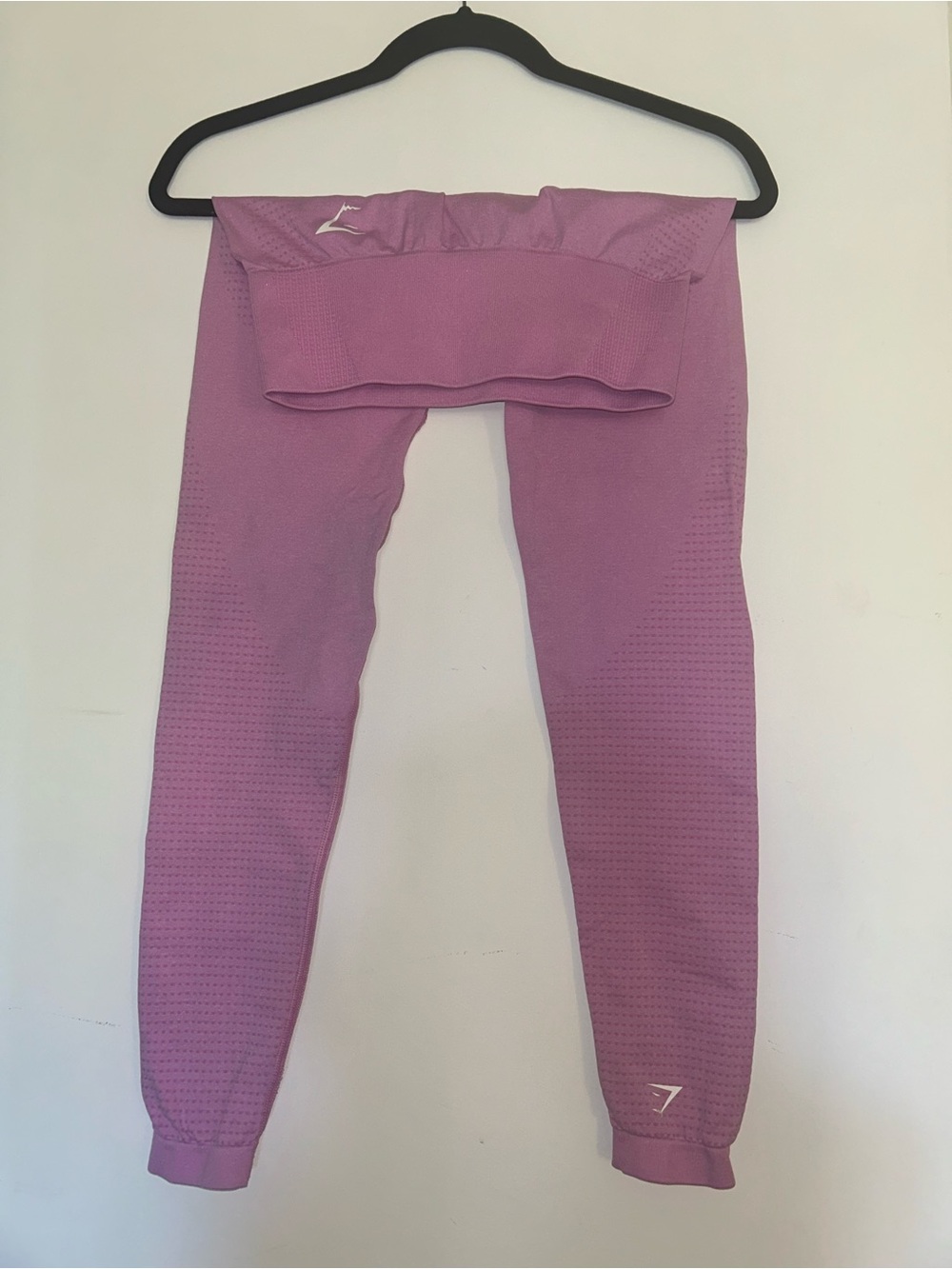 Gymshark Kids Purple-Pink Seamless Leggings